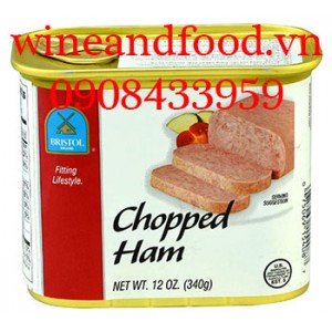 Thịt hộp Ham Bristol xắt nhỏ 340g