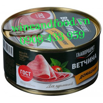 Thịt nguội Nga đóng hộp Glavprodukt 325g