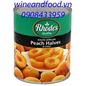 Đào ngâm đường Rhodes 825g