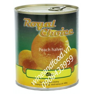 Đào ngâm đường Royal Choice 480g