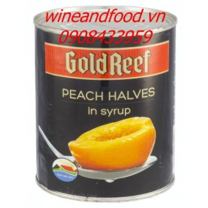 Trái đào ngâm Goldreef 825g