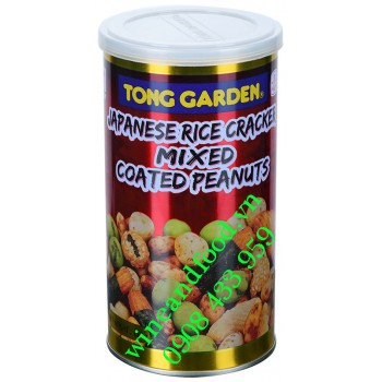 Đậu phộng da cá và bánh gạo Nhật Bản Tong Garden 150g