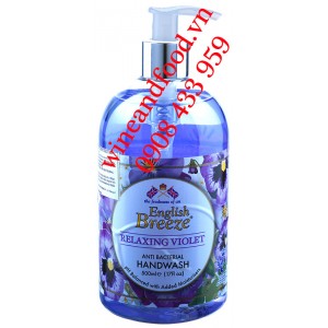 Nước rửa tay diệt khuẩn English Breeze Relaxing Violet 500ml