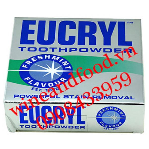 Bột tẩy trắng răng Eucryl toothpowder 50g