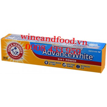 Kem đánh răng Arm & Hammer Advance White 3 in 1 120ml