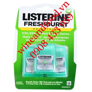 Phim ngậm Listerine Freshburst vỉ 3