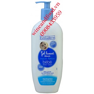 Sữa tắm gội cho bé Evoluderm bebe 500ml