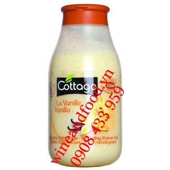 Sữa tắm tẩy tế bào chết Cottage Vanilla Shower Gel 250ml