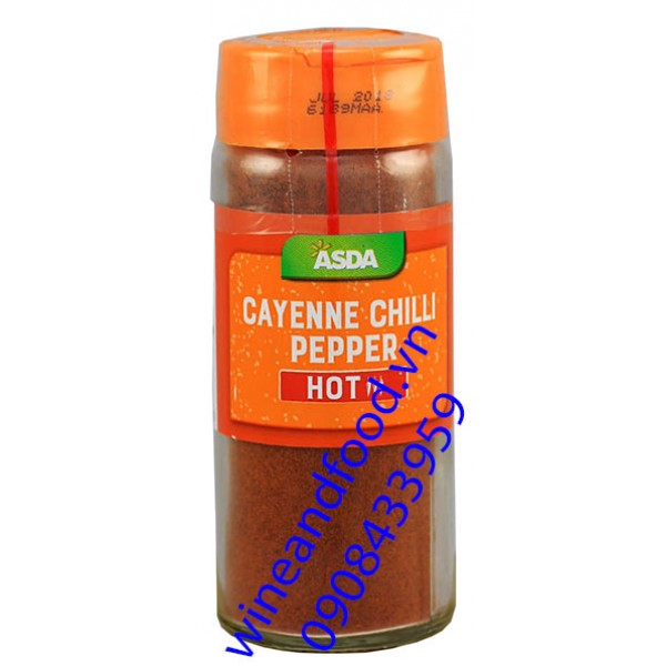 Bột ớt Cayenne Pepper ASDA 40g