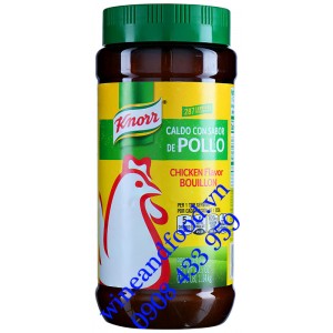 Hạt nêm Knorr Gà Chicken Flavor Bouillon Mỹ 1kg14