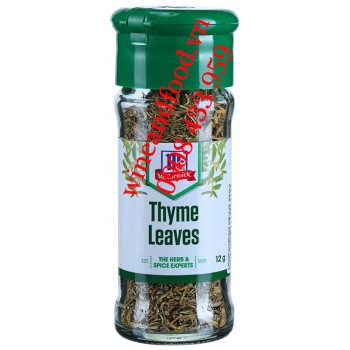 Lá húng tây Thyme Leaves MC Cormick hũ 12g