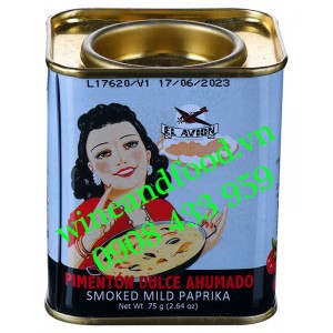 Ớt Paprika Smoked Mild Paprika El Avion 75g