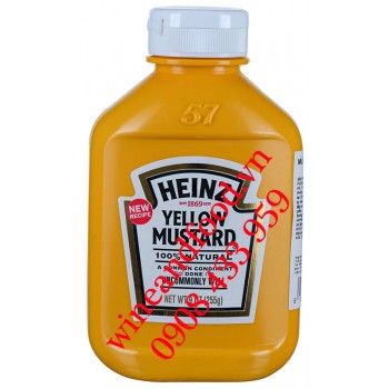 Mù tạt vàng Yellow Mustard Heinz 57 255g