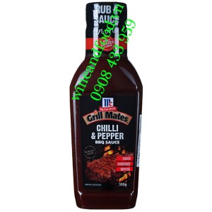 Sốt ướp BBQ Grill Mates Chilli Pepper Mc Cormick 500g