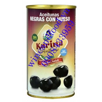 Trái Oliu đen nguyên hạt Karina 350g