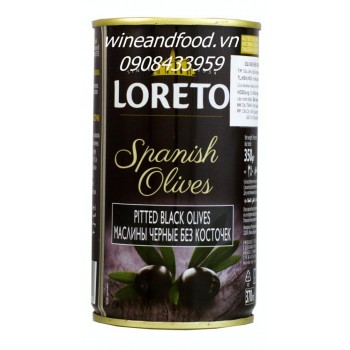 Trái Oliu đen tách hạt Loreto 350g