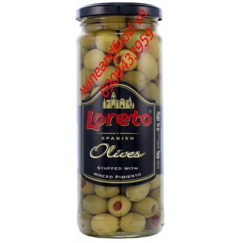 Trái oliu nhồi ớt Loreto 450g