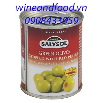 Trái Oliu nhồi ớt Salysol 120g