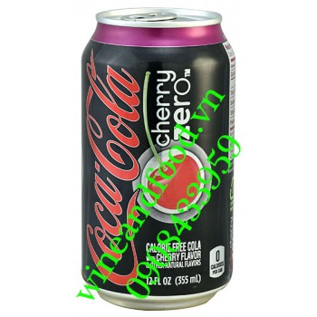 Coca Cola Cherry Zero không đường 355ml