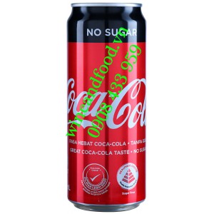 Nước ngọt Coca Cola không đường lon 320ml