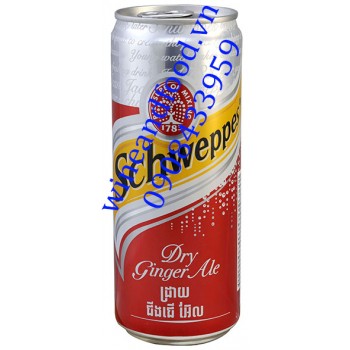 Nước Schweppes Dry Ginger Ale 330ml