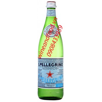 Nước suối khoáng San Pellegrino (S.Pellegrino) có ga Ý 750ml