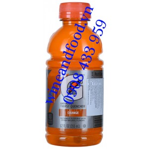 Nước uống thể thao Zero Gatorade vị cam 355ml