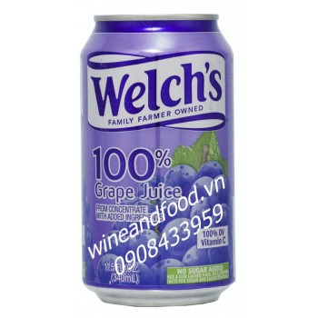 Nước ép nho nguyên chất Welch's 340ml