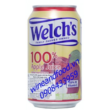 Nước ép táo nguyên chất Welch's 340ml