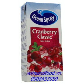 Nước ép trái cây Cranberry Classic Ocean Spray 1l