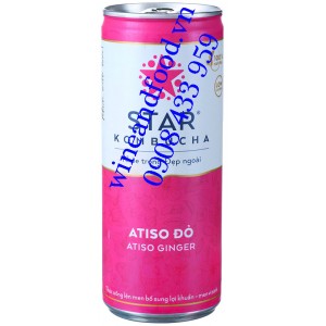 Nước uống trà Star Kombucha Atiso đỏ 250ml