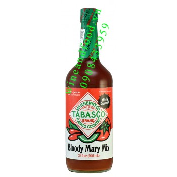 Nước pha Cocktail Bloody Mary Mix Tabasco 946ml