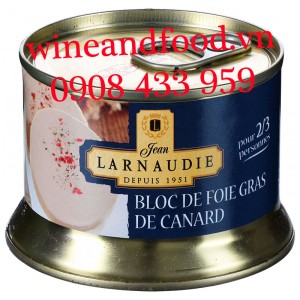 Pate gan ngỗng Bloc De Foie Gras De Canard Larnaudie 130g