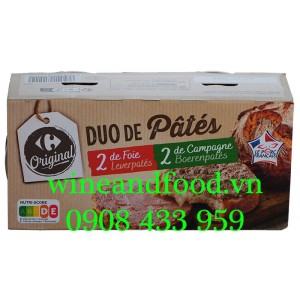 Pate Pháp lốc 4 Carrefour 4x80g