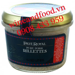 Pate Royal Rillettes Heo hũ 180g