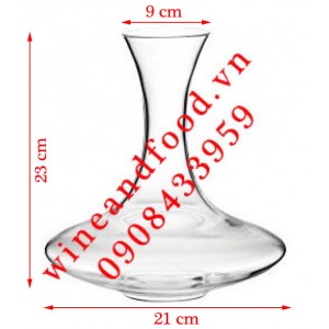 Bình Decanter rượu vang thủy tinh cao cấp Ý