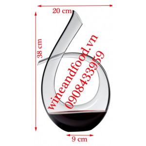 Bình decanter rượu vang xoắn Hagibis