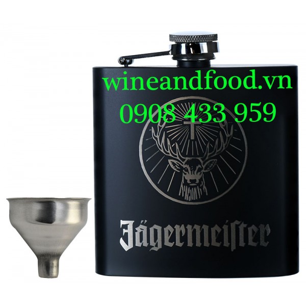 Bình rượu inox Hip Flask Jagermeister 150ml