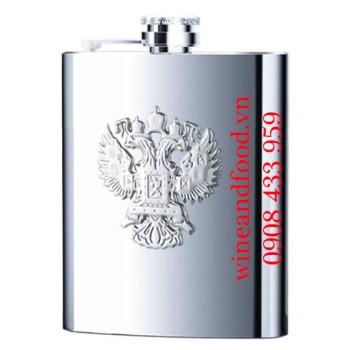 Bình tông rượu inox Hip Flask đại bàng 8oz