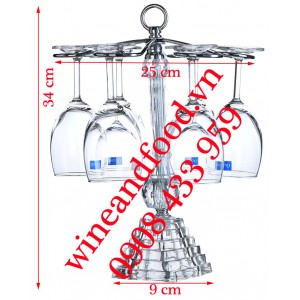 Giá treo ly rượu vang 04