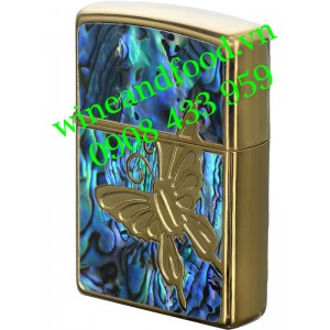 Bật Lửa Zippo Con Bướm vàng Made In USA 07