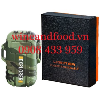 Bật lửa điện hút xì gà Jobon 2 tia 17
