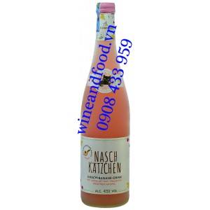 Rượu Cocktail Yogurt Chuối Cherry Nasch Katzchen 750ml