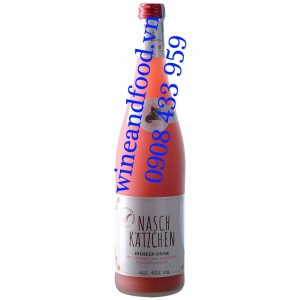 Rượu Cocktail Yogurt Dâu Nasch Katzchen 750ml