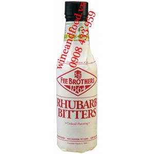 Nước đắng Rhubarb Đại Hoàng Bitters Fee Brothers 150ml