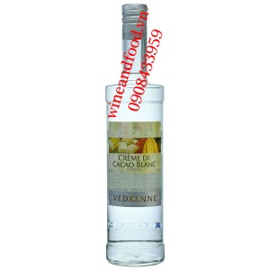 Rượu Creme de Cacao Blanc Vedrenne 700ml