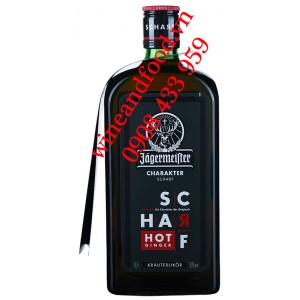 Rượu Jagermeister Charakter Scharf Hot Ginger 700ml