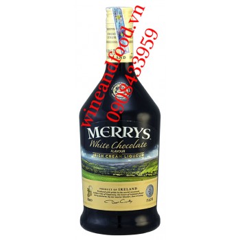 Rượu sữa Merrys white chocolate Irish Cream 750ml