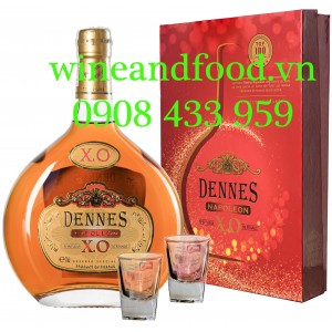 Rượu Brandy XO Dennes Napoleon hộp quà 70cl