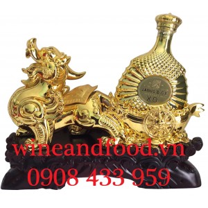 Rượu phong thủy Tỳ Hưu vàng Brandy XO Janu's D'or Gold 3L